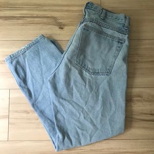 Vintage Wide Legged Mom Jeans: High waisted